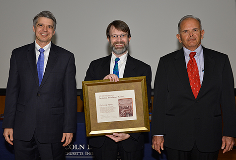 Dr. Jeremy Kepner receives 2013 Technical Excellence Award